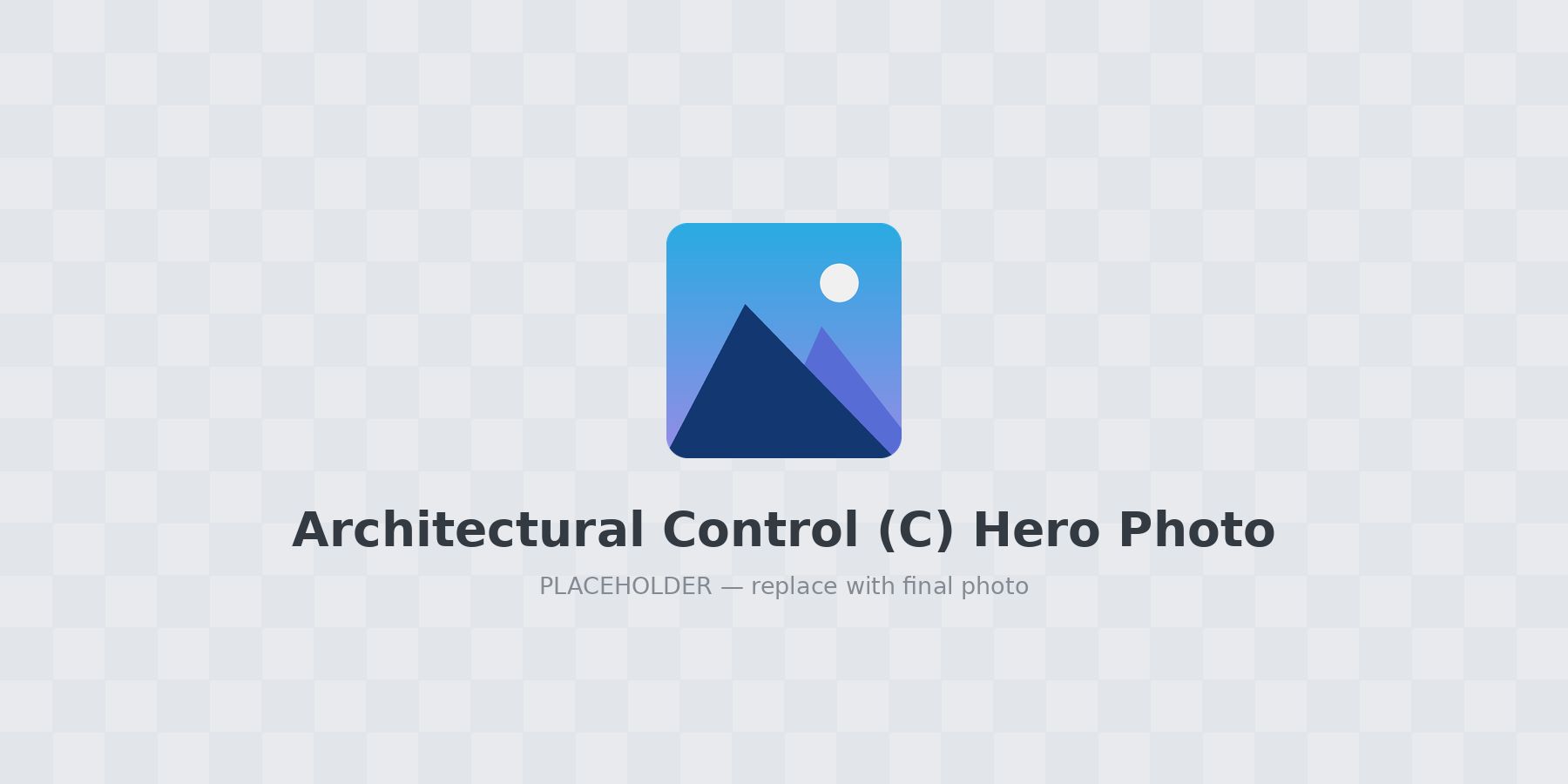 Architectural Control (C) Hero Photo